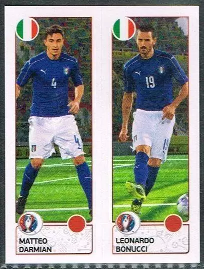 Euro 2016 France - Matteo Darmian / Leonardo Bonucci - Italy