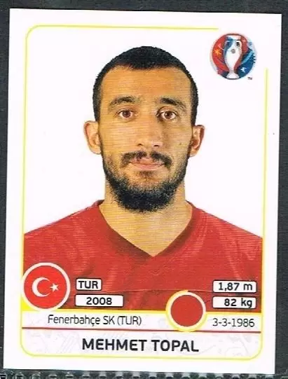 Euro 2016 France - Mehmet Topal - Turkey
