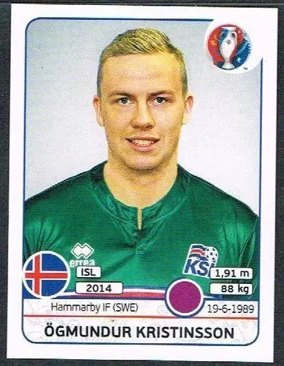 Euro 2016 France - Ögmundur Kristinsson - Iceland