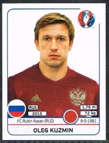 Euro 2016 France - Oleg Kuzmin - Russia