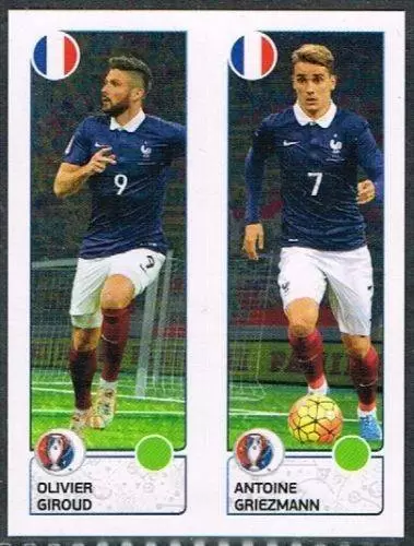 Euro 2016 France - Olivier Giroud / Antoine Griezmann - France