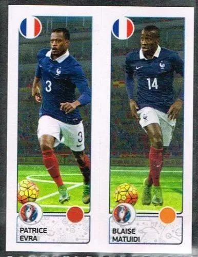 Euro 2016 France - Patrice Evra / Blaise Matuidi - France