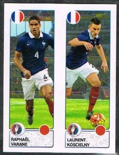 Euro 2016 France - Raphaël Varane / Laurent Koscielny - France
