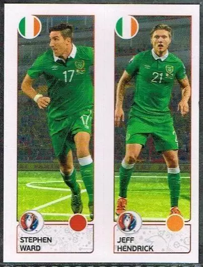 Euro 2016 France - Stephen Ward / Jeff Hendrick - Republic of Ireland