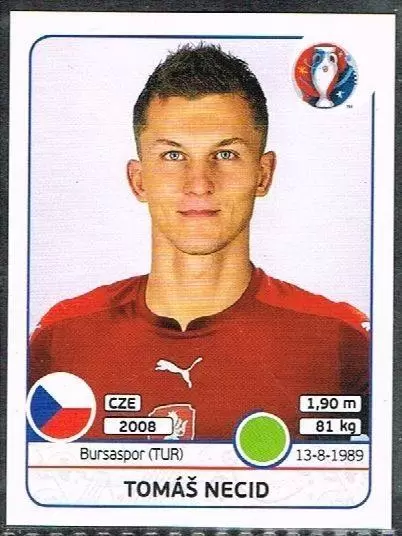 Euro 2016 France - Tomas Necid - Czech Republic