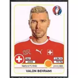 Sticker 217 Road to WM 2018 Russia Valon Behrami 