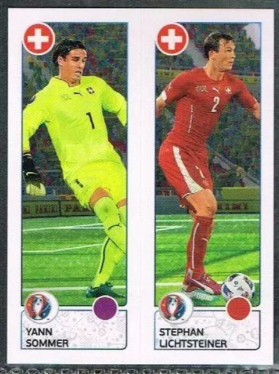 Euro 2016 France - Yann Sommer / Stephan Lichtsteiner - Switzerland