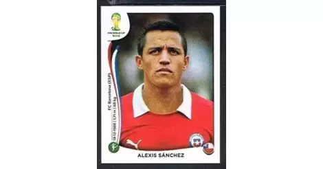 Panini 164 Alexis Sanchez Chile FIFA WM 2014 Brasilien