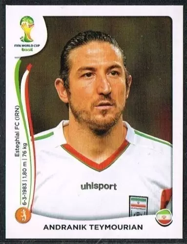 Fifa World Cup Brasil 2014 - Andranik Teymourian - Iran