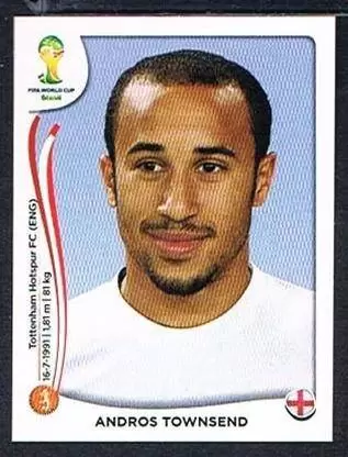 Fifa World Cup Brasil 2014 - Andros Townsend - England