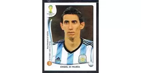 Panini 425 Angel di Maria Argentinien FIFA WM 2014 Brasilien 