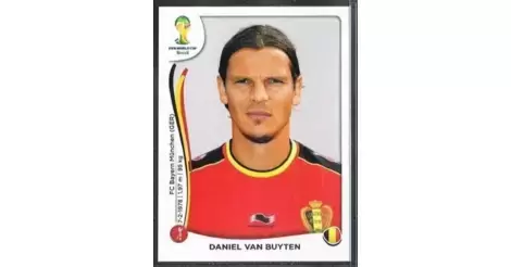 Daniel Van Buyten Belgique Carte Panini Adrenalyn Foot Fifa World