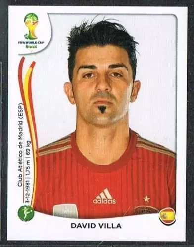Fifa World Cup Brasil 2014 - David Villa - España