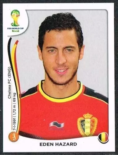 Fifa World Cup Brasil 2014 - Eden Hazard - Belgique/Belgiä