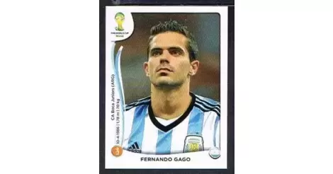Panini 422 Fernando Gago Argentinien FIFA WM 2014 Brasilien 
