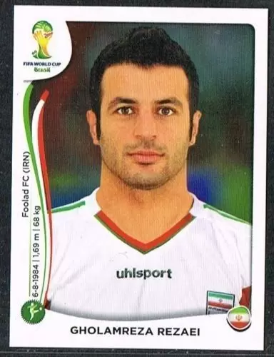 Fifa World Cup Brasil 2014 - Gholamreza Rezaei - Iran