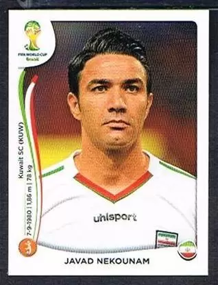 Fifa World Cup Brasil 2014 - Javad Nekounam - Iran