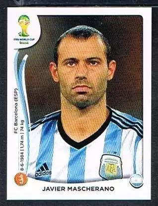 Fifa World Cup Brasil 2014 - Javier Mascherano - Argentina