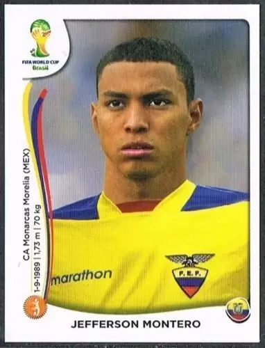 Fifa World Cup Brasil 2014 - Jefferson Montero - Ecuador