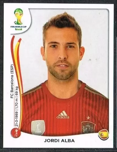 Fifa World Cup Brasil 2014 - Jordi Alba - España