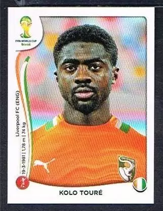 Fifa World Cup Brasil 2014 - Kolo Toure - Côte d\'Ivoire