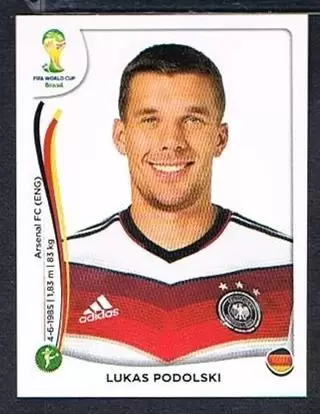 Fifa World Cup Brasil 2014 - Lukas Podolski - Deutschland
