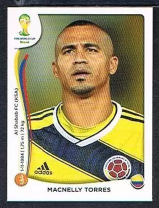 Fifa World Cup Brasil 2014 - Macnelly Torres - Colombia