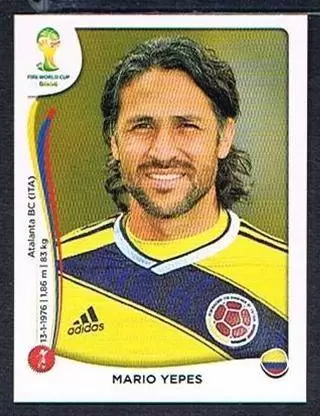Fifa World Cup Brasil 2014 - Mario Yepes - Colombia