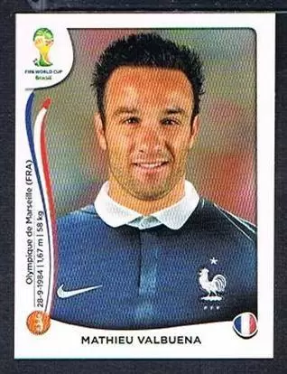 Fifa World Cup Brasil 2014 - Mathieu Valbuena - France