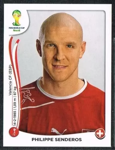 Fifa World Cup Brasil 2014 - Philippe Senderos - Switzerland
