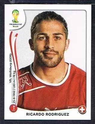 Fifa World Cup Brasil 2014 - Ricrado Rodriguez - Switzerland