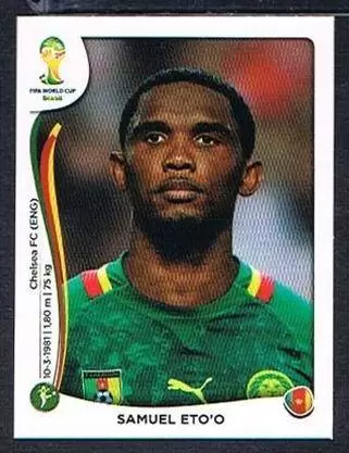 Fifa World Cup Brasil 2014 - Samuel Eto\'o - Cameroun