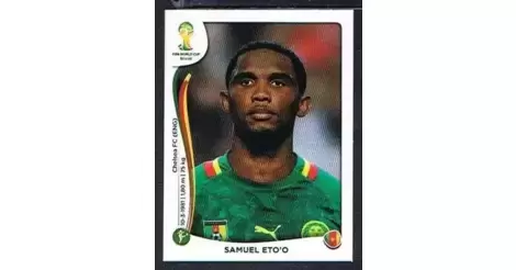 Panini P19 Samuel Eto'o Kamerun FIFA WM 2014 Brasilien 