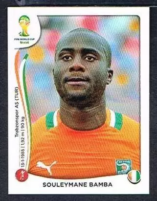 Fifa World Cup Brasil 2014 - Souleymane Bamba - Côte d\'Ivoire
