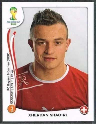 Fifa World Cup Brasil 2014 - Xherdan Shaqiri - Switzerland