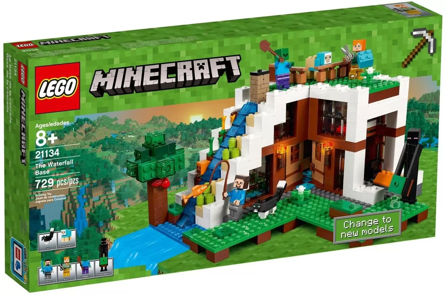 LEGO Minecraft - The Waterfall Base
