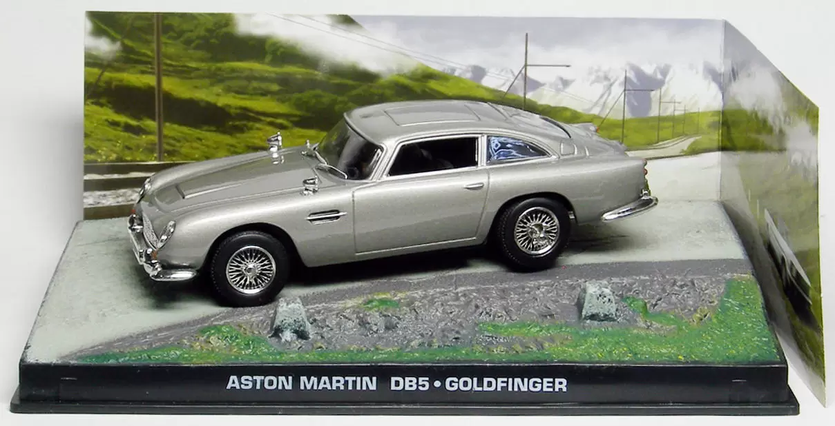 JAMES BOND: GOLDFINGER, ASTON MARTIN DB5 - véhicule miniature