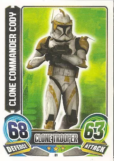 Force Attax Série 5 - Clone commander Cody