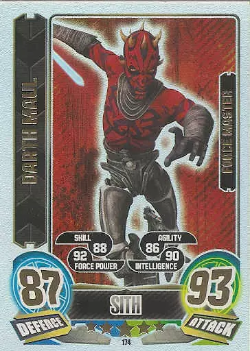 Force Attax: Series 5 - Force Master : Darth Maul