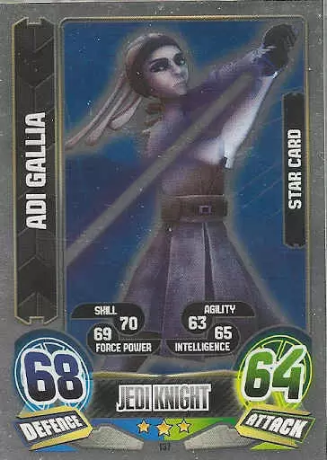 Force Attax Série 5 - Star Card : Adi Gallia