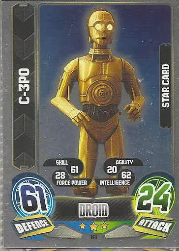 Force Attax Série 5 - Star Card : C-3PO