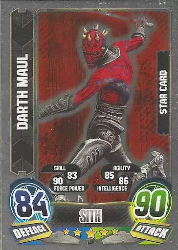 Force Attax Série 5 - Star Card : Darth Maul