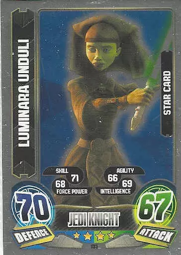 Force Attax: Series 5 - Star Card : Luminara Unduli