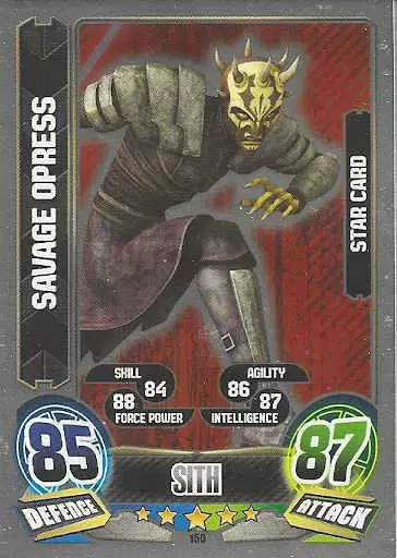Force Attax: Series 5 - Star Card : Savage Opress
