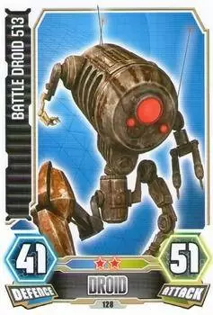 Star Wars Force Attax: Series 3 (Clone Wars) - Battle Droid 513