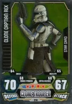 Star Wars Force Attax: Series 3 (Clone Wars) - Clone Captain Rex