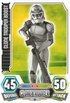 Star Wars Force Attax : Série 3 (Clone Wars) - Clone Trooper Boost