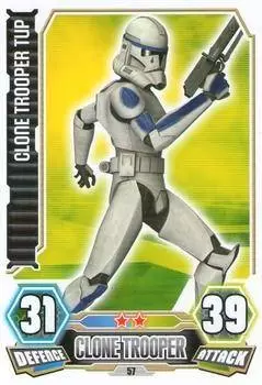 Star Wars Force Attax: Series 3 (Clone Wars) - Clone Trooper Tup