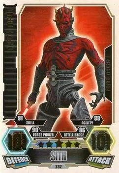 Force Attax Movie Cards 2 136 Sith DARTH MAUL Separatist 