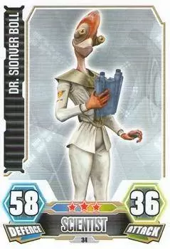 Star Wars Force Attax : Série 3 (Clone Wars) - Dr. Sionuer Boll